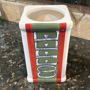 Trish Richmqn Home Ceramic Coffee Canister!